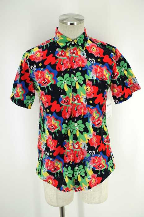 R.NEWBOLD×Hattie Stewart　 総柄半袖シャツ メンズ トップス