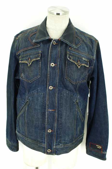 DIESEL (ディーゼル) USED加工デニムジャケット メンズ アウター