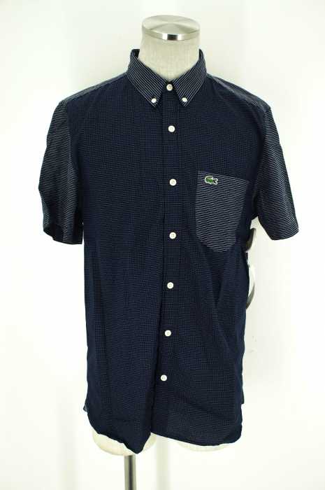 Lacoste LVE （ラコステライブ） ドット柄ボタンシャツ メンズ トップス