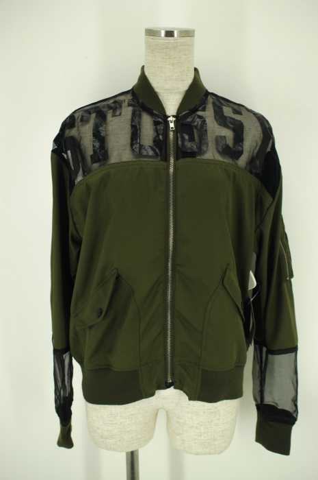 STUSSY (ステューシー) シースルーMA‐1 ブルゾン レディース アウター