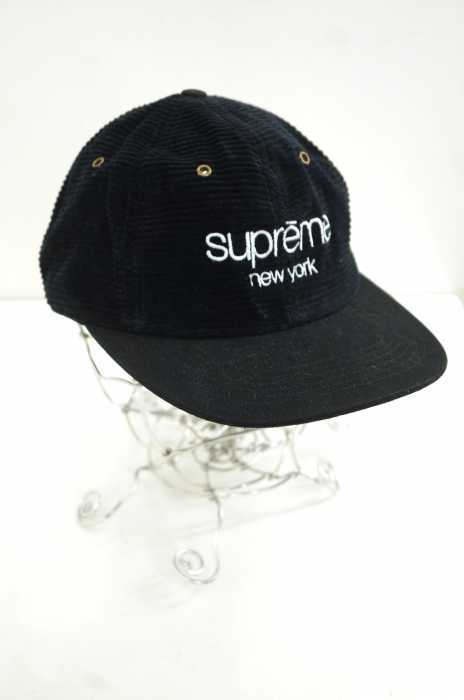 Supreme （シュプリーム） Cord Classic Logo 6-Panel　コーデュロイクラシックロゴ6パネルキャップ メンズ 帽子