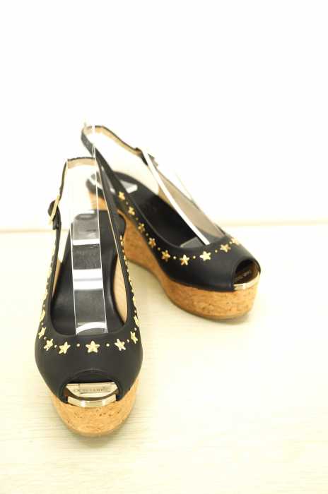 JIMMY CHOO（ジミーチュウ） PRAISE  プレイズ  スタースタッズウェッジソールサンダル レディース シューズ