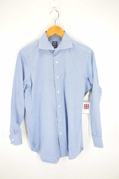 BEAMS F(ビームスエフ) SLIM FIT ホリゾンタルカラーチェックシャツ メンズ トップス