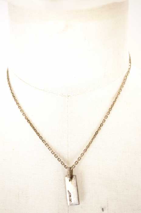 USED古着  （ユーズドフルギ） シルバー925プレートネックレス メンズ アクセサリー