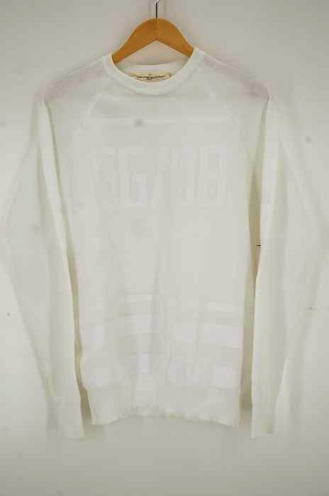 GOLDEN GOOSE（ゴールデングース） ロゴプリントメッシュカットソー メンズ トップス