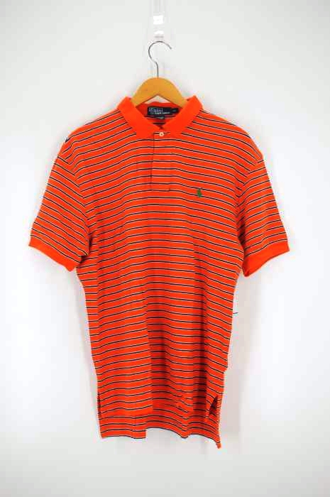 Polo by RALPH LAUREN（ポロバイラルフローレン） ポニー刺繍ボーダー半袖ポロシャツ メンズ トップス