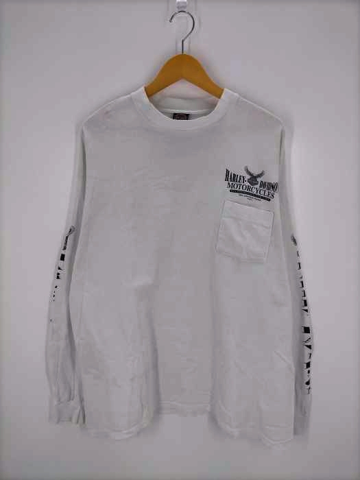 HARLEY DAVIDSON（ハーレーダヴィットソン） 90S バックプリントポケットTシャツ メンズ トップス