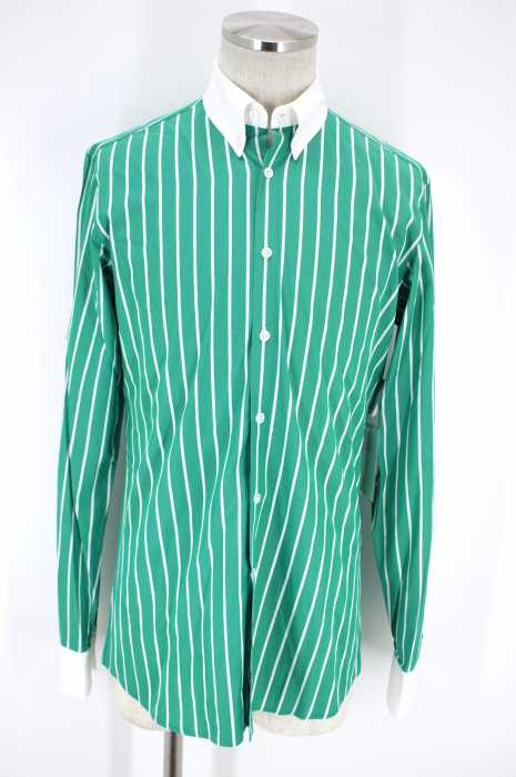 CICATA (シカタ) ストライプボタンダウンシャツ メンズ トップス