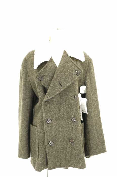 tricot COMME des GARCONS（トリココムデギャルソン） AD1992 ボアカラー エルボーパッチ ピーコート レディース アウター