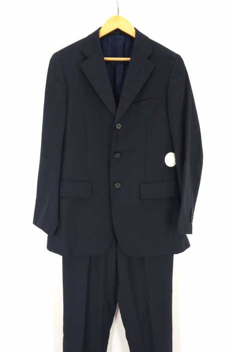 Paul Smith （ポールスミス） SUPER120セットアップ  ノッチドラペル3Bテーラードジャケット+ストライプスラックス メンズ セットアップ
