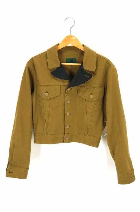 ジュニアゴルチエ　JUNIOR GAULTIER レオパード 　デニムジャケット ジュニアゴルチエ JUNIOR GAULTIER レオパード デニムジャケット