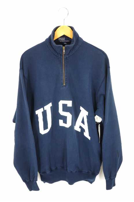 Polo by RALPH LAUREN (ポロバイラルフローレン) ハーフジップスウェット メンズ トップス