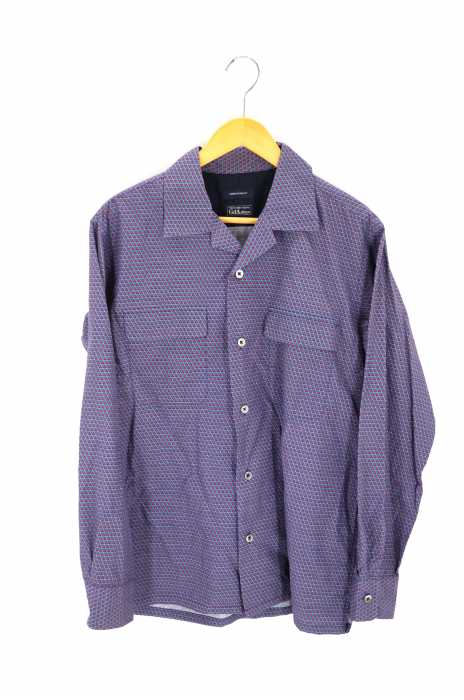 AMERICAN RAG CIE（アメリカンラグシー） 17SS フラップポケット総柄オープンカラーシャツ メンズ トップス