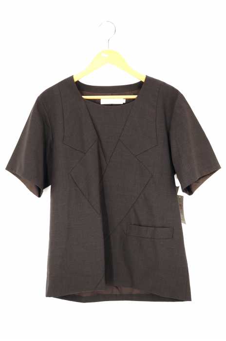 ETHOSENS(エトセンス) ウール継ぎ接ぎTEE レディース トップス