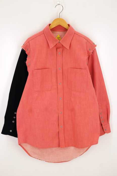 johns by johnny（ジョンズバイジョニー） Denim Button Shirt 袖切替デニムジャケット メンズ アウター