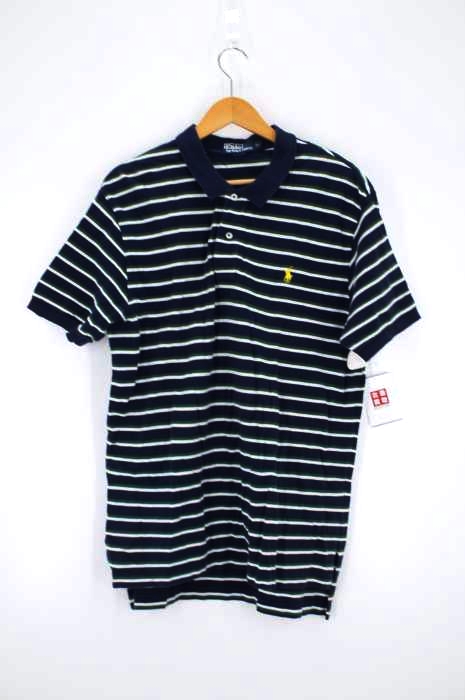 Polo by RALPH LAUREN（ポロバイラルフローレン） ポニー刺繍ボーダー半袖ポロシャツ メンズ トップス