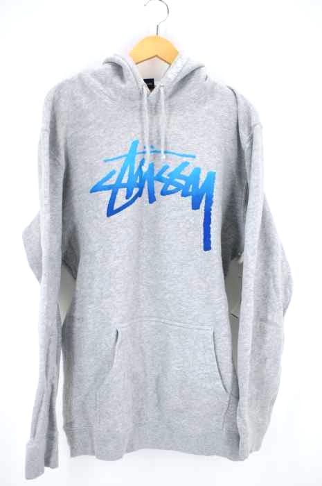 Stussy(ステューシー) グラデーションロゴプリント プルオーバー メンズ トップス