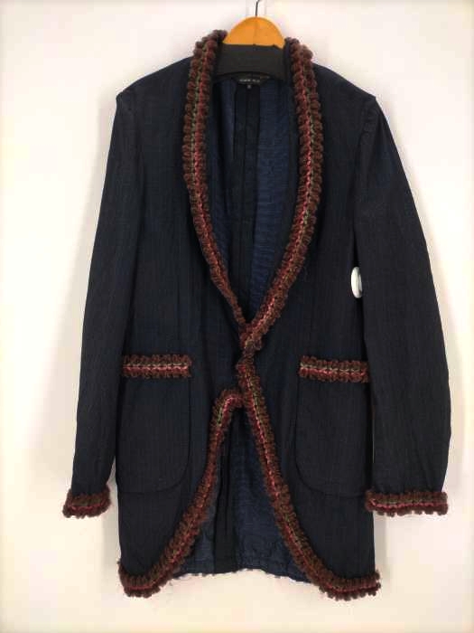 COMME des GARCONS HOMME PLUS（コムデギャルソンオムプリュス） AD2004 04AW ブレード装飾ストライプテーラードジャケット  Lost Englishman メンズ アウター