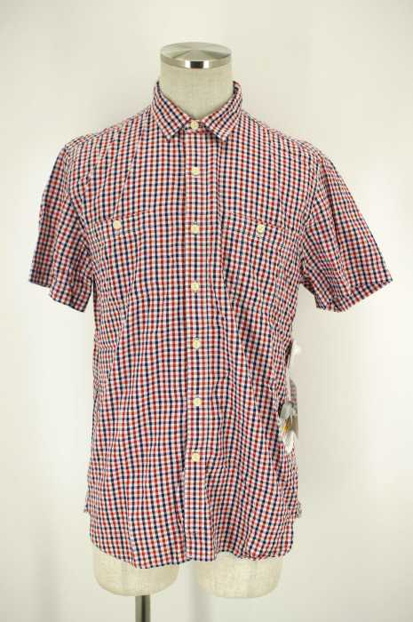 MAISON KITSUNE　メゾンキツネ （メゾンキツネ） ショートスリーブチェックシャツ メンズ トップス