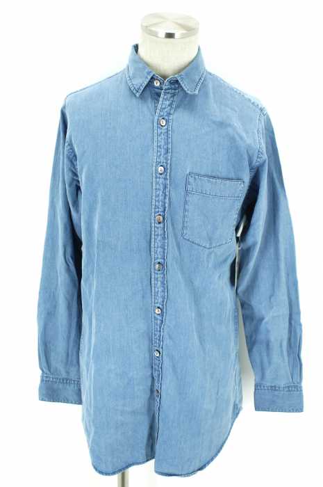 Katharine Hamnett London キャサリンハムネットロンドン デニムロングシャツ メンズ トップス ブランド古着買取販売バズストア