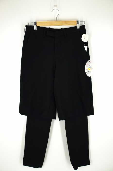 LAD MUSICIAN （ラッドミュージシャン） 15AW WOOL GABARDINE レイヤードパンツ メンズ パンツ