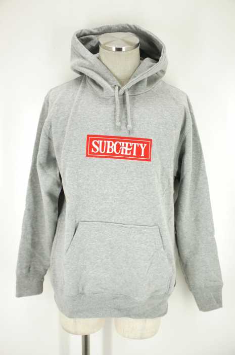 Subciety （サブサエティ） ボックスロゴパーカー メンズ トップス