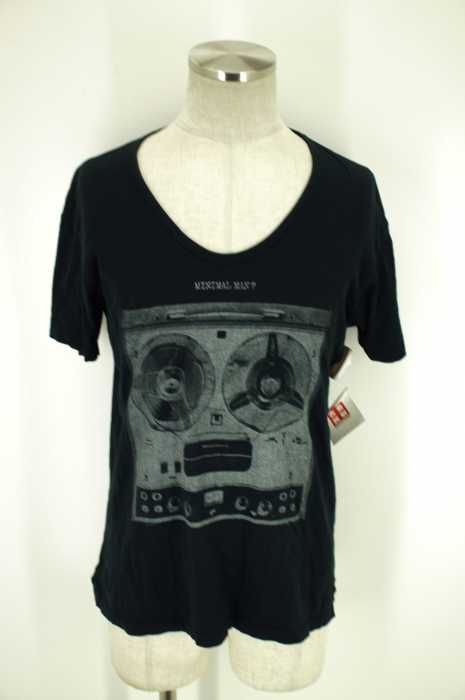 LAD MUSICIAN （ラッドミュージシャン） MINIMAL MAN? フロントプリントTシャツ メンズ トップス