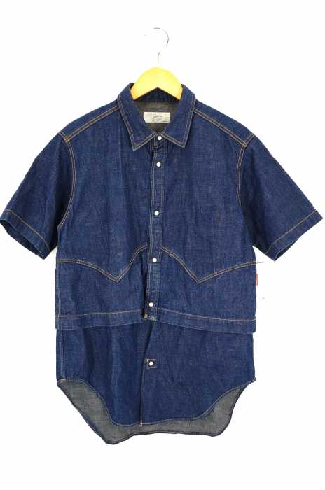 PHINGERIN （フィンガリン） JEANS GIJ WESTERN 2WAYデニムウエスタンシャツ メンズ トップス