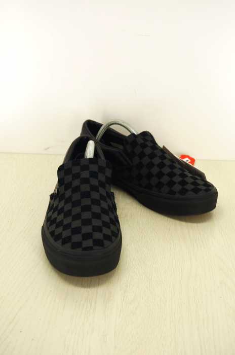 N.HOOLYWOOD×VANS チェッカーフラッグ柄スリッポン