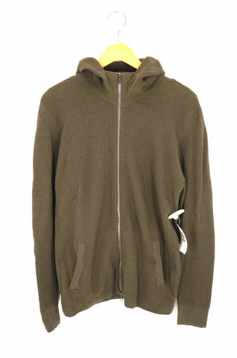 ROBERTO COLLINA (ロベルトコリーナ) ZIP UP HOODIE サーマルジップアップパーカー メンズ トップス