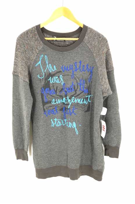 andy warhol by HYSTERIC GLAMOUR（アンディウォー ホル バイ ヒステリックグラマー） 切替スカルプリントスウェットワンピース レディース トップス