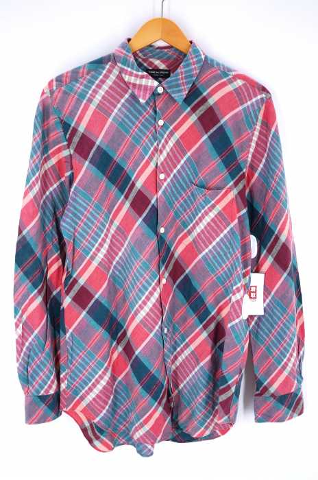 COMME des GARCONS HOMME PLUS （コムデギャルソンオムプリュス） AD1997 97AW Magic Of Bias期　バイアスチェックシャツ メンズ トップス