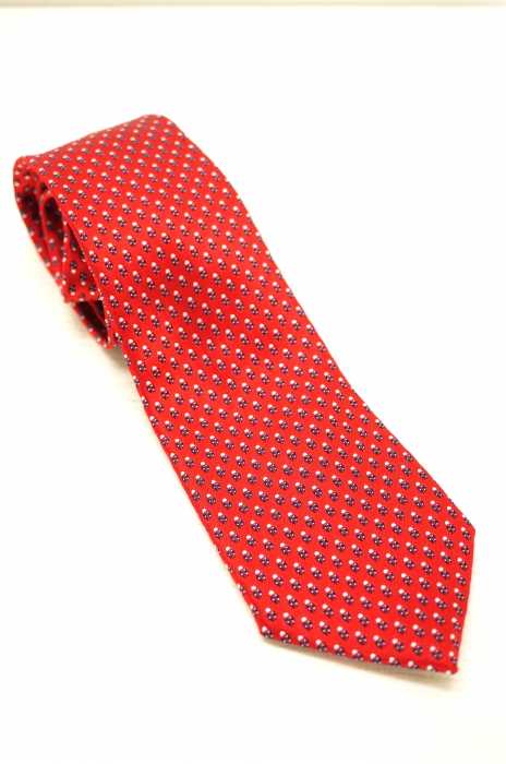 ERMENEGILDO ZEGNA （エルメネジルドゼニア） 総柄シルクネクタイ メンズ ファッション雑貨