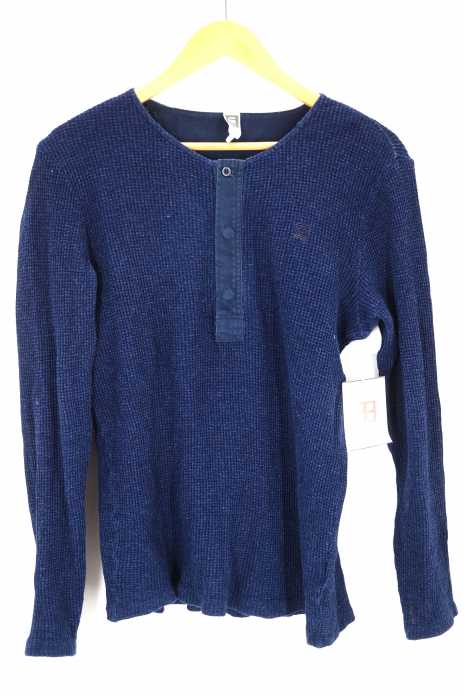 G-STAR RAW （ジースターロー） インディゴブルー サーマル メンズ トップス