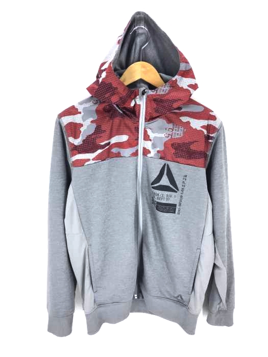 Reebok（リーボック） Wハイブリッドスウェットパーカー メンズ トップス