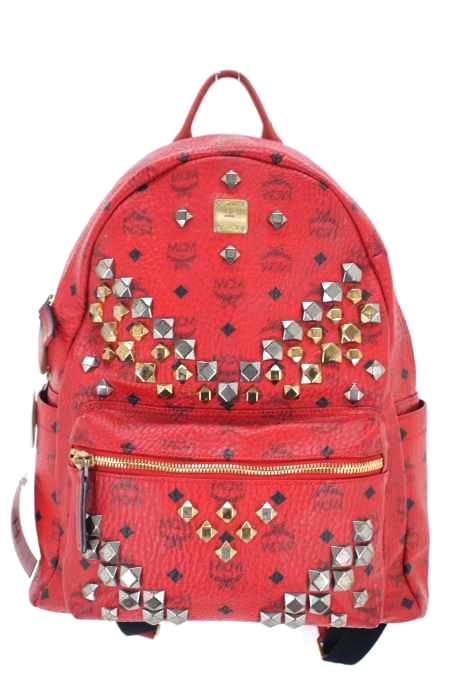 MCM（エムシーエム） スタッズロゴバックパック レディース バッグ