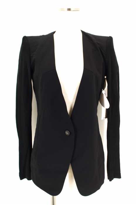 HELMUT LANG (ヘルムートラング) 1Bノーカラー変形ジャケット レディース アウター