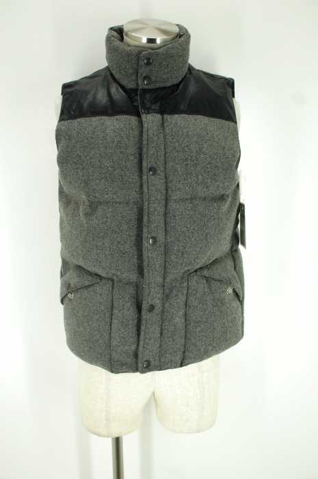 Penfield （ペンフィールド） レザーヨークダウンベスト メンズ アウター