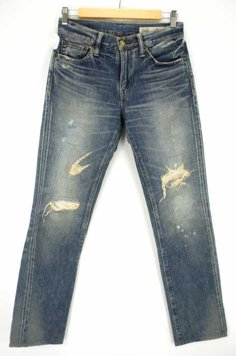 Levi's (リーバイス) 511 クラッシュ加工デニムパンツ メンズ パンツ