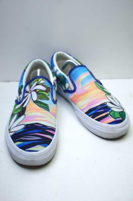 Shinn×VANS （バンズ） 総柄スニーカー レディース シューズ