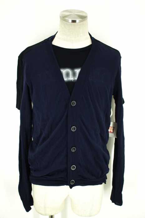 Martin Margiela (マルタンマルジェラ) 13SS Tシャツドッキングカーディガン メンズ トップス