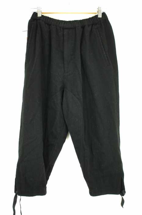 BLACK COMME des GARCONS （ブラックコムデギャルソン） 14AW 裾ドローコードウール メンズ パンツ