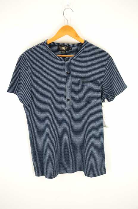 RRL RALPH LAUREN （ダブルアールエル ラルフローレン） ヘンリーネックボーダーTシャツ メンズ トップス