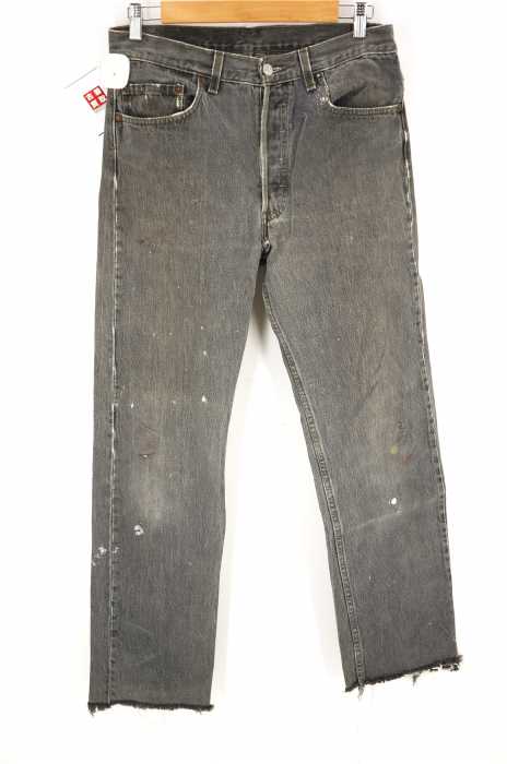 Levi's （リーバイス） 501 カットオフペイントデニムパンツ メンズ パンツ