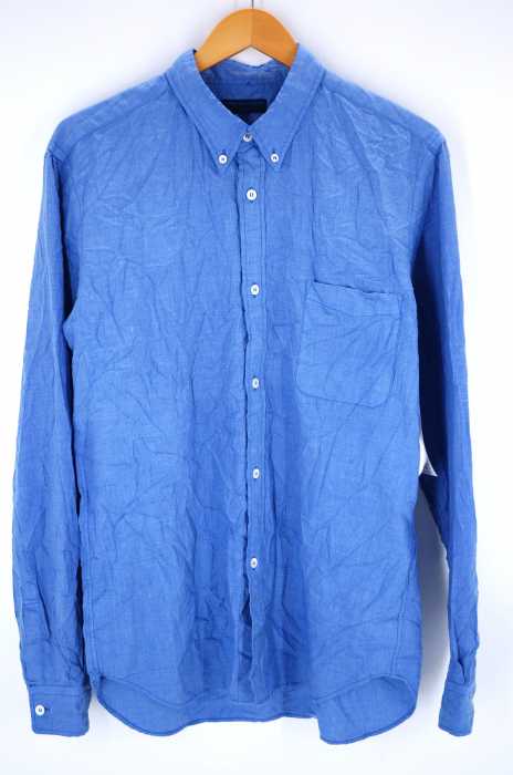 COMME des GARCONS HOMME （コムデギャルソンオム） AD2014 14AW シワ加工ボタンダウンシャツ メンズ トップス