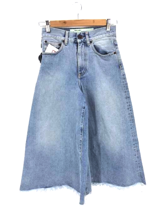 OF F WHITE(オフホワイト) Waist Tie Culotte Jeans レディース パンツ