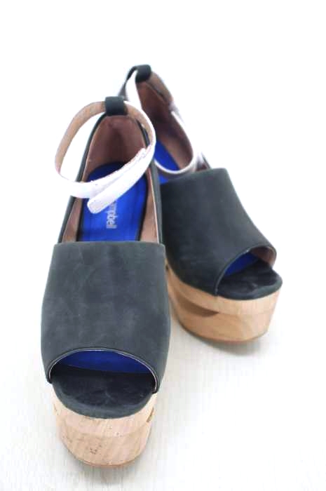 jeffreycampbell（ジェフリーキャンベル） ウッドソール厚底サンダル スケートヒールオープントゥパンプス レディース シューズ