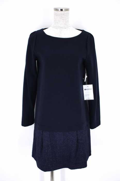 LAPIS LUCE PAR BEAMS （ラピスルーチェパービームス） ニット切替ワンピース レディース ワンピース