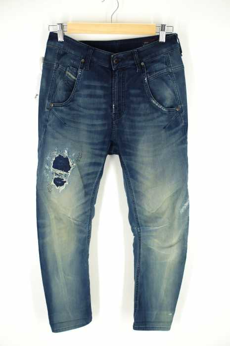 DIESEL (ディーゼル) Fayza ダメージ加工デニムパンツ レディース パンツ