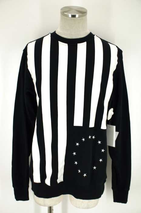 BLACK SCALE  （ブラックスケール） プリントスウェットトップス メンズ トップス